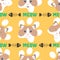 RagdollÂ Cat emoticons showing different emotions. RagdollÂ Cat head seamless pattern background.